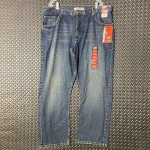 Wrangler Boot Fit‎ Lower Waist Relaxed Fits Over Boot Blue Denim Jeans Men 40x30